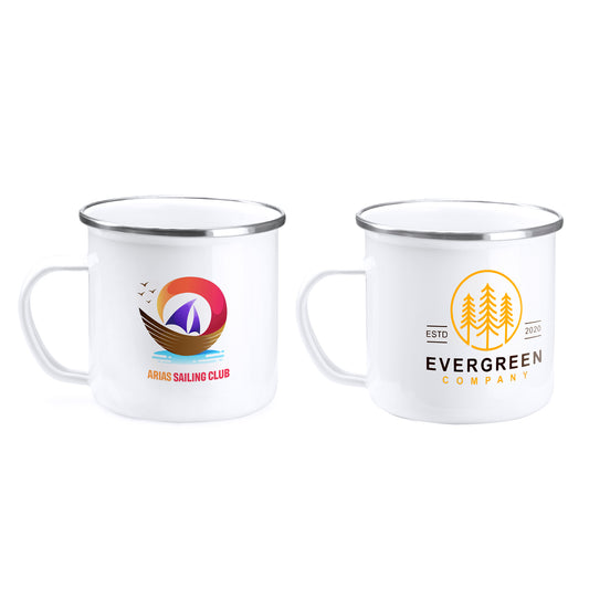 Taza Metálica Esmaltada Personalizada